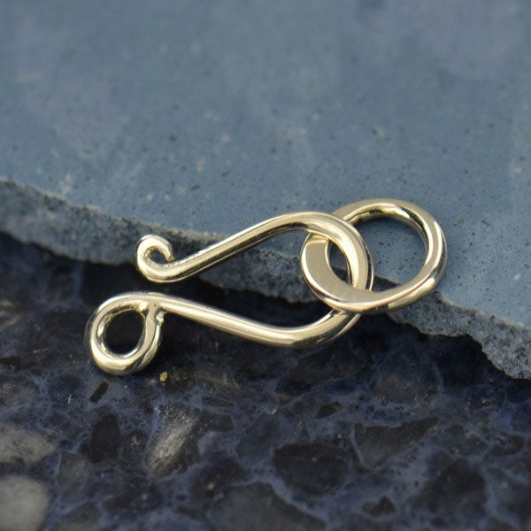 Small Flat Hook and Eye Clasp